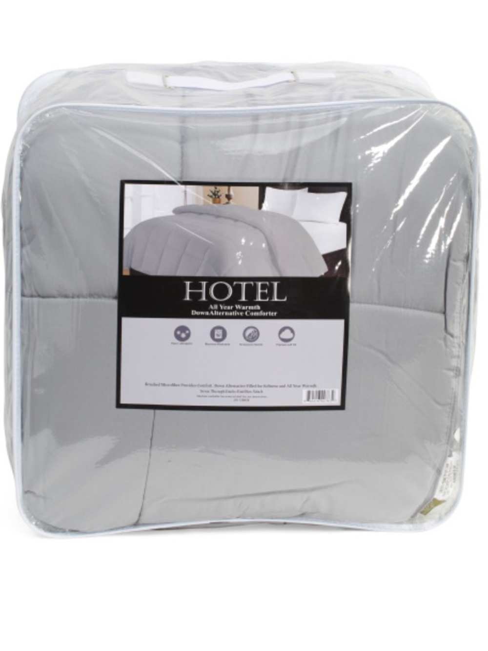 Hotel All-Season Down Alternative Comforter - Light Gray